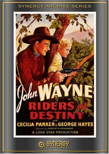 John Wayne and Cecilia Parker in Riders of Destiny (1933)