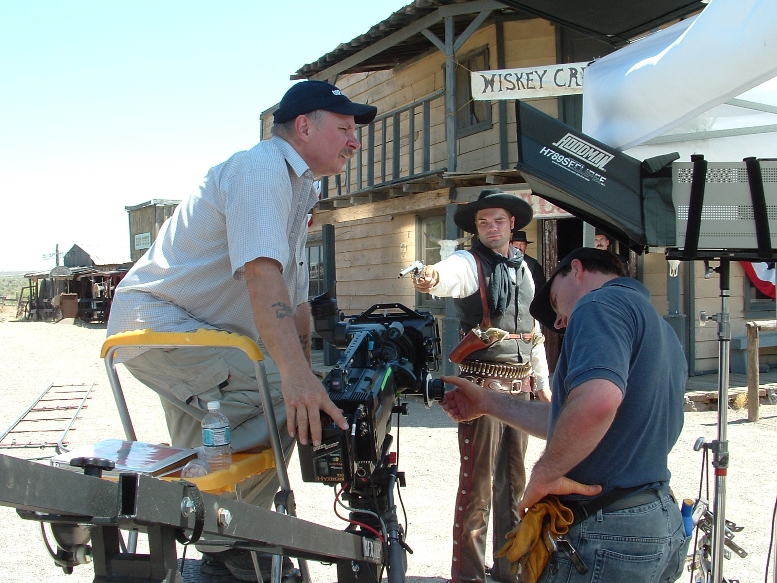 Wargo, F-900, Joey Dillon, Anthony Miles on the set of 