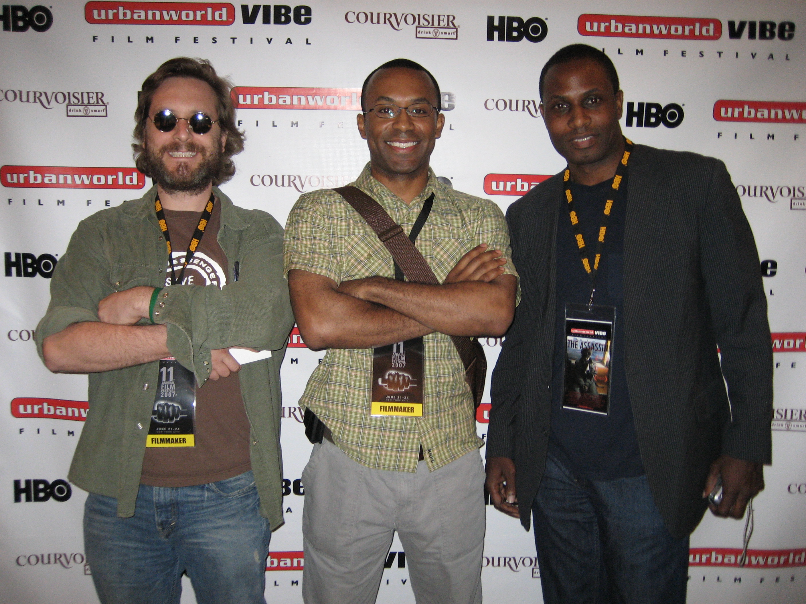 2007 Urbanworld VIBE Film Festival with Josh Wick and Kevin Craig West.