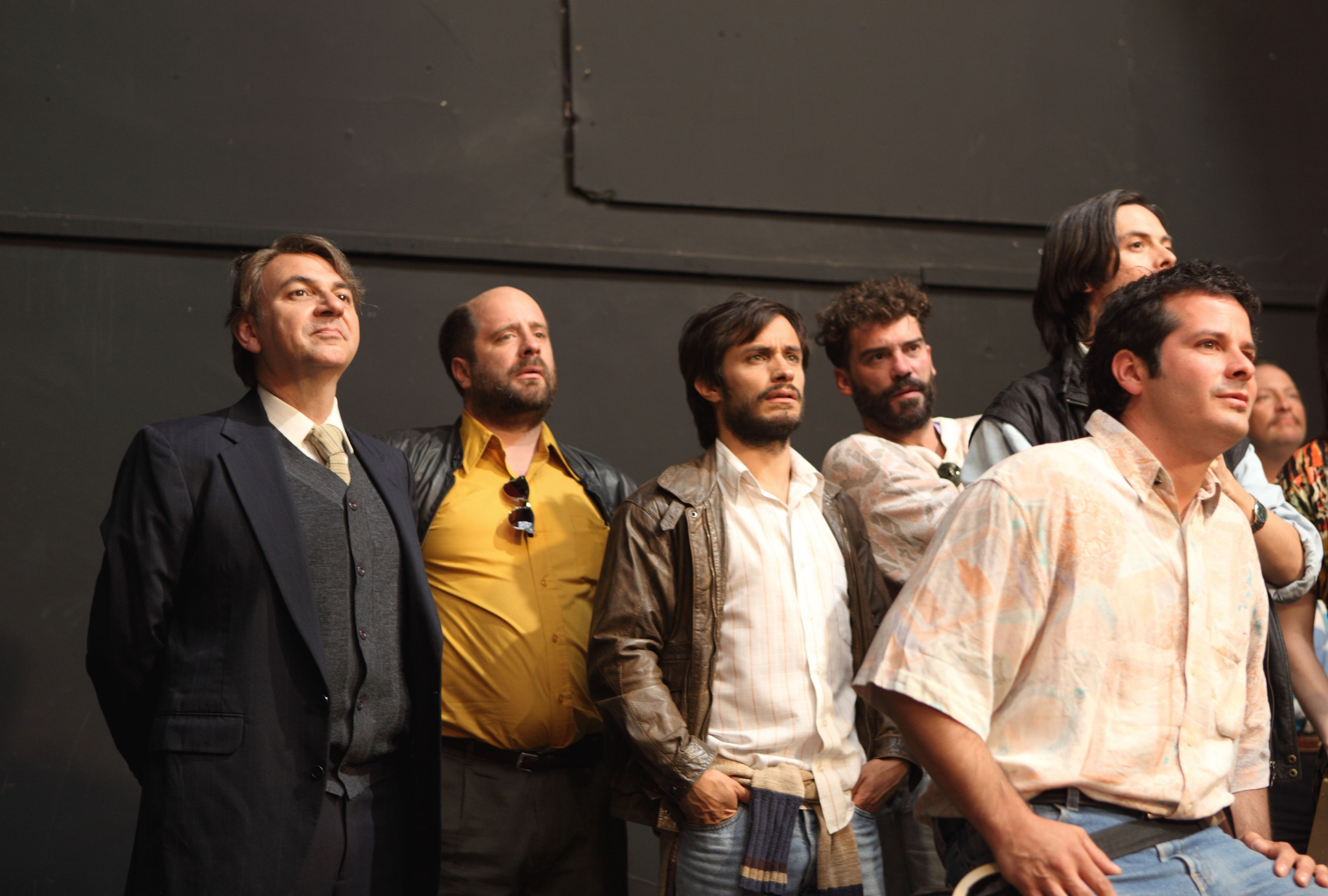 Still of Néstor Cantillana, Gael García Bernal, Luis Gnecco, Diego Muñoz and Marcial Tagle in No (2012)