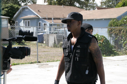 Director Marques T. Owens on set of 