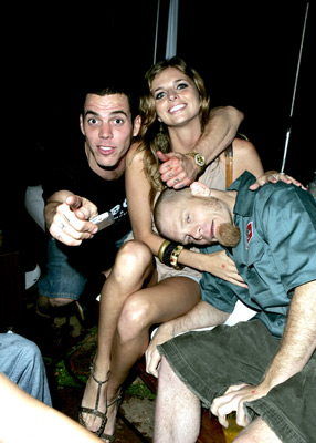 Steve-O, Trishelle Cannatella and Mark Zupan