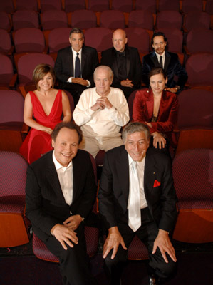 Paul Newman, George Clooney, Bruce Willis, Billy Crystal, Marc Anthony, Tony Bennett, Kelly Clarkson and Madeleine Peyroux