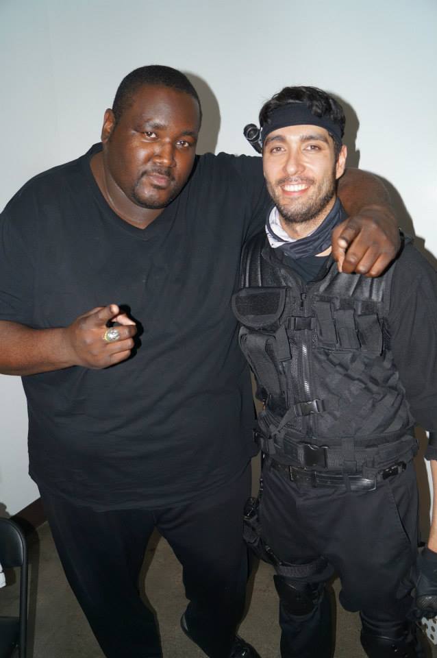 Jin Kelley with Blind Side star Quinton Aaron