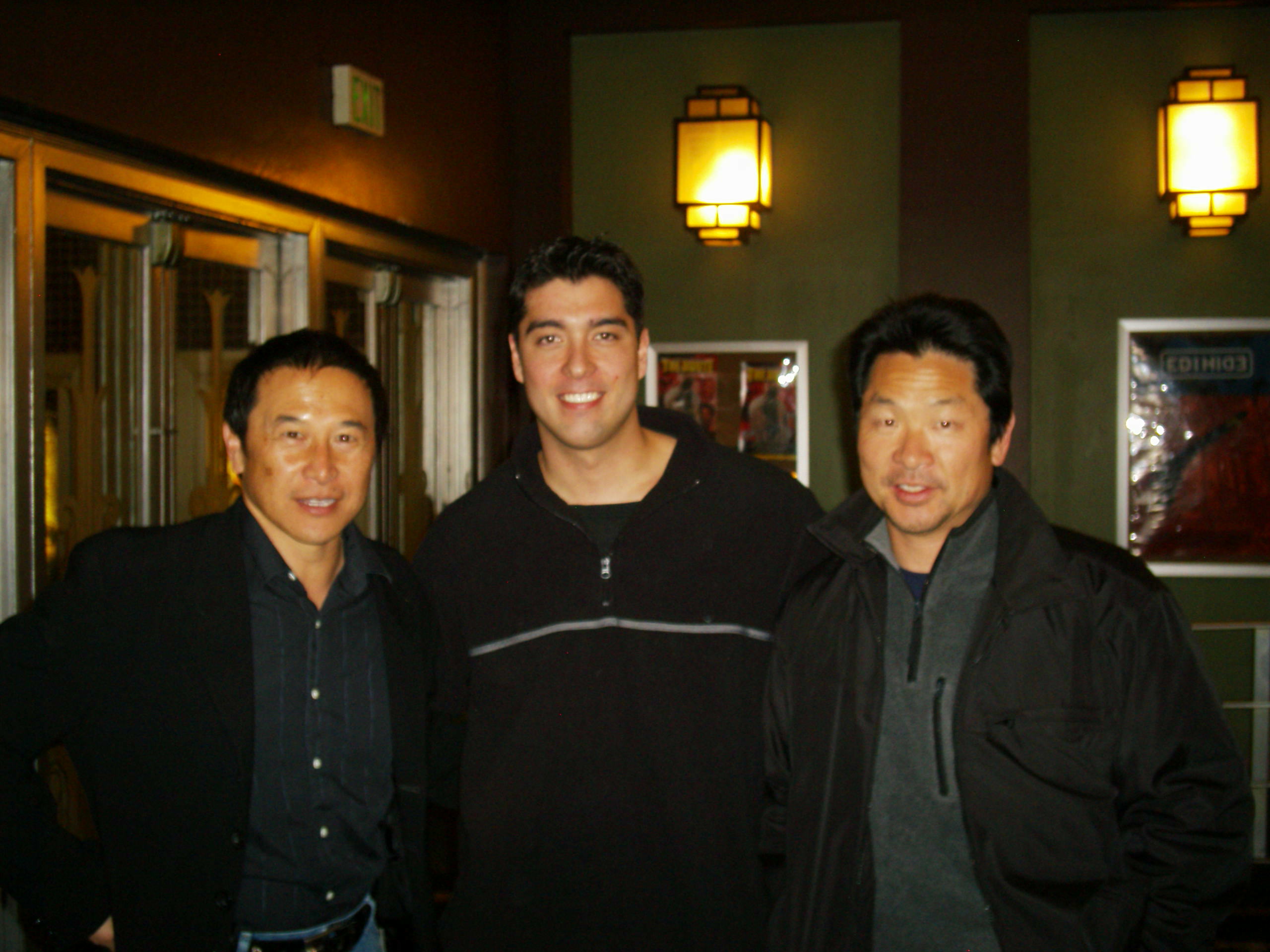 Jin Kelley, James Lew, and Simon Rhee at the 