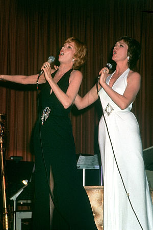 Julie Andrews with Carol Burnett, c. 1972