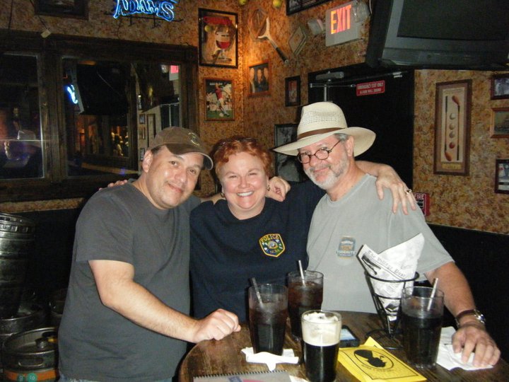 Wayne Slaten, Larry McKee and Molly Vernon after turning in the 48HFP - COLD WAR 2011