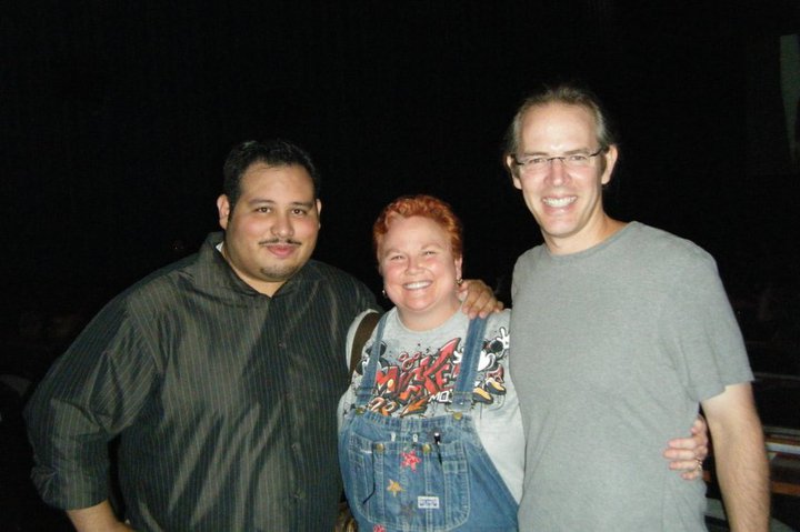 Molly with Producer, Carlos Tovar and Actor, Joe Grisaffi at the Houston showing of Jon Wuz Here.
