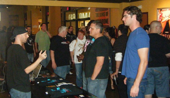 Molly with husband Scott Vernon at Splatterfest 2010 in Houston, TX (Judge - 2010).