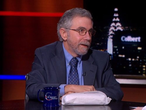 Still of Paul Krugman in The Colbert Report (2005)
