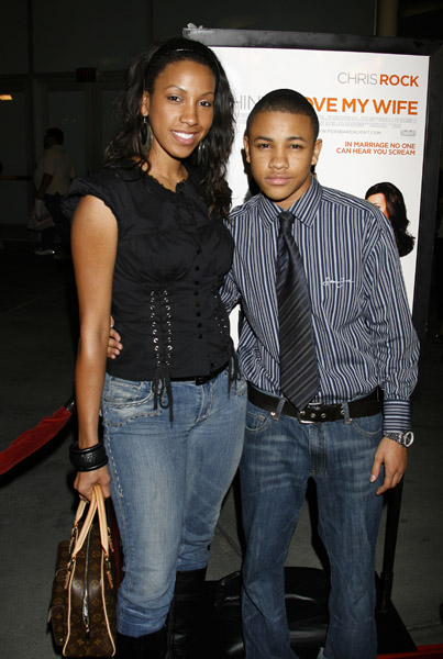 Temple Poteat and Tequan Richmond on the red carpet for the 
