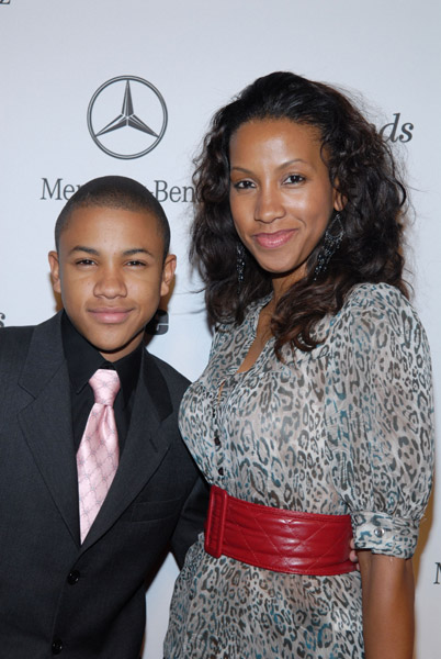 Tequan Richmond and Temple Poteat attend event where Mercedes Benz and Vibe Magazine Honor the Cast and Producers of 
