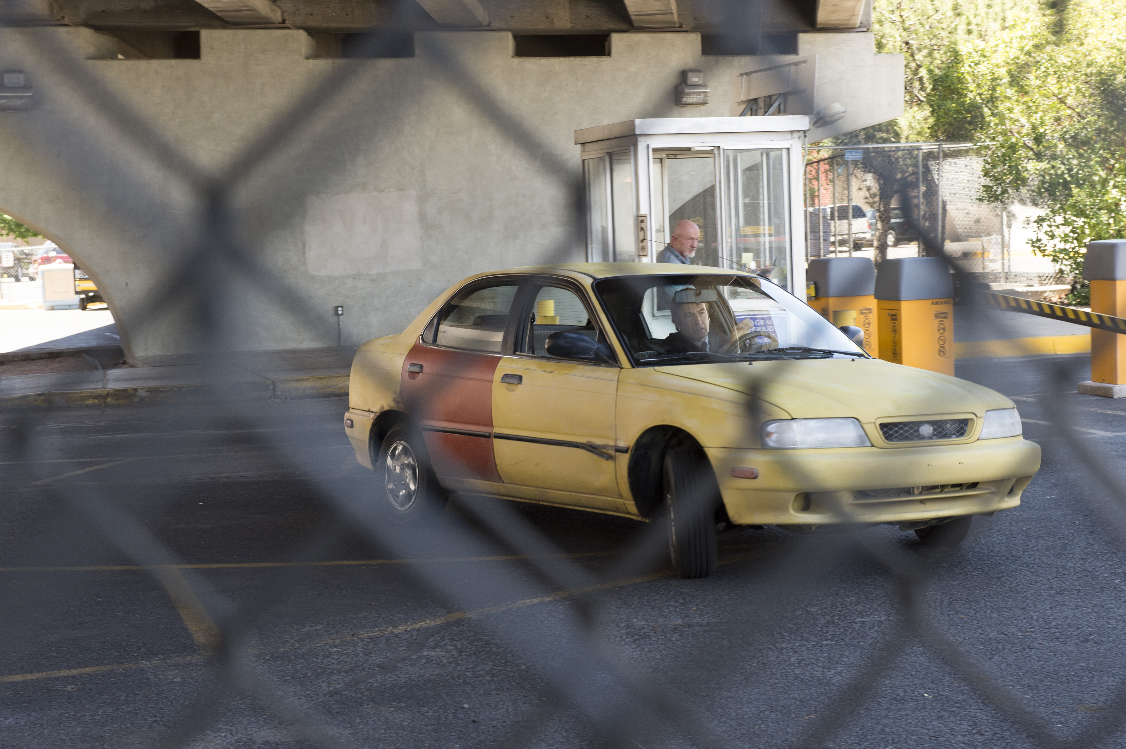 Still of Jonathan Banks and Bob Odenkirk in Better Call Saul (2015)