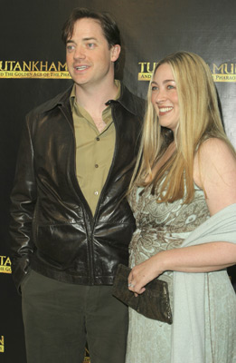 Brendan Fraser and Afton Smith