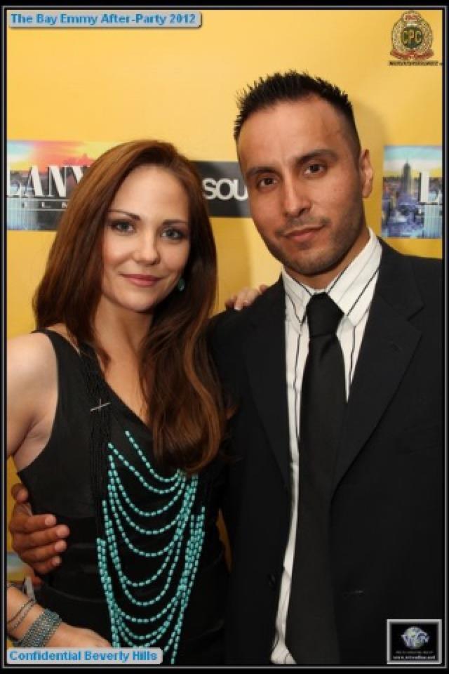Michael Placencia Jade Harlow arrive at The Bay series Emmy after party.
