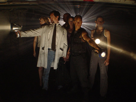 Cortni Mullin, Jason Coviello, Rebecca Gibel, Clay Adams, Jennifer Summers and Ron Goff in The Shadow Walkers (2006)