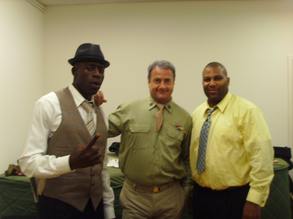Backstage with Demetrius Grosse and Layon Gray at 
