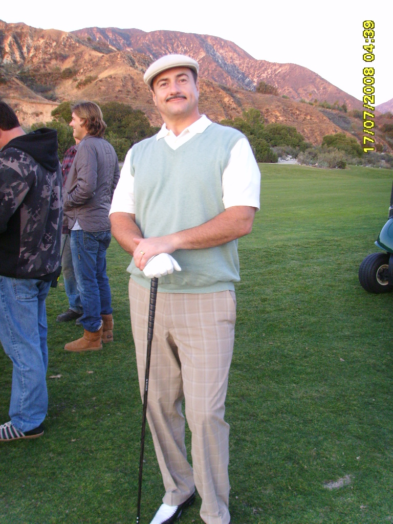 Rich Skidmore as Italian Golfer in US Border Patrol commercial