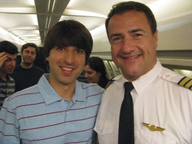 Demetri Martin and Rich Skidmore, on the set of Season 2 of Comedy Central's 