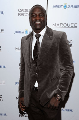 Akon at event of Cadillac Records (2008)