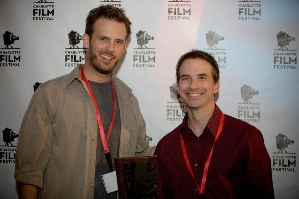 Brian Lafontaine and John Schwert at the Charlotte Film Festival