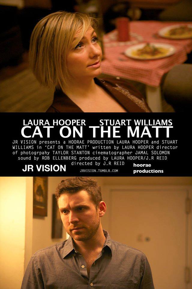 CAT ON THE MATT - Poster
