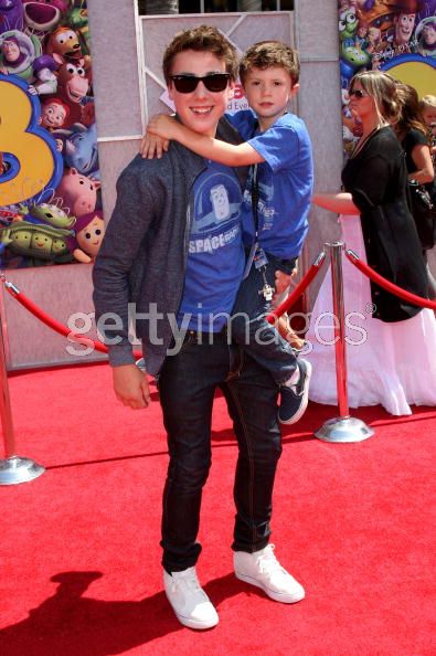 Sterling Beaumon and Cousin Charlie at the TOY STORY 3 Premiere