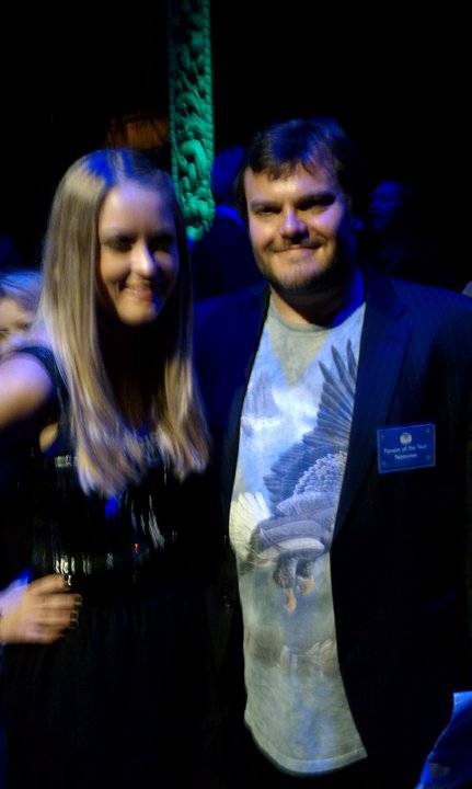 Jack Black and Debbie Kagy at the 2011 Donate Life Hollywood Inspire Awards