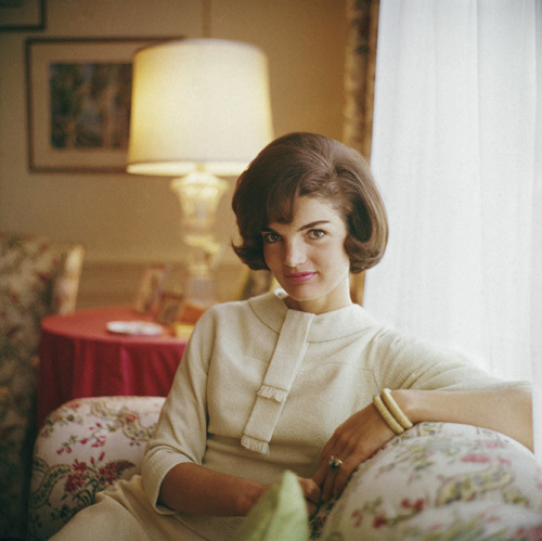 Jacqueline Kennedy in April of 1961