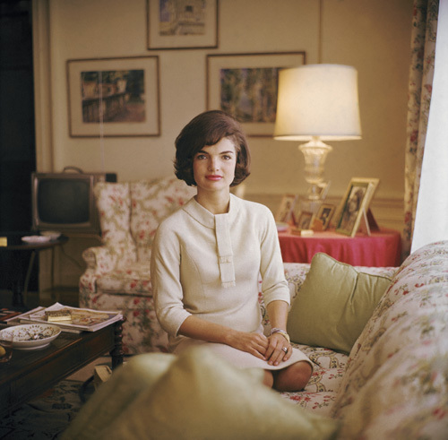 Jacqueline Kennedy in April of 1961