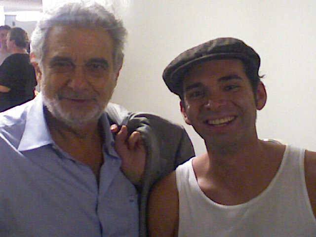 Andre Bauth and Placido Domingo at LA Opera, Fidelio