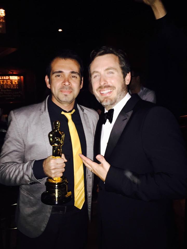 Andre Bauth and Patrick Osborne Afterparty Oscars 2015