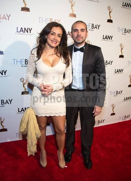 Andre Bauth and Bibiana Navas LANY Entertainment Pre Emmy Party for The Bay, Outstanding Drama Series New Approach 2015