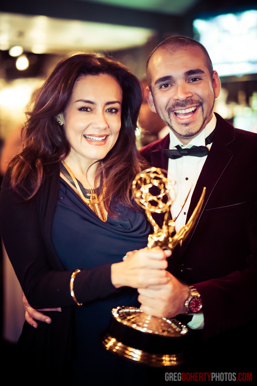 Bibiana Navas y Andre Bauth Emmy Winner 2015