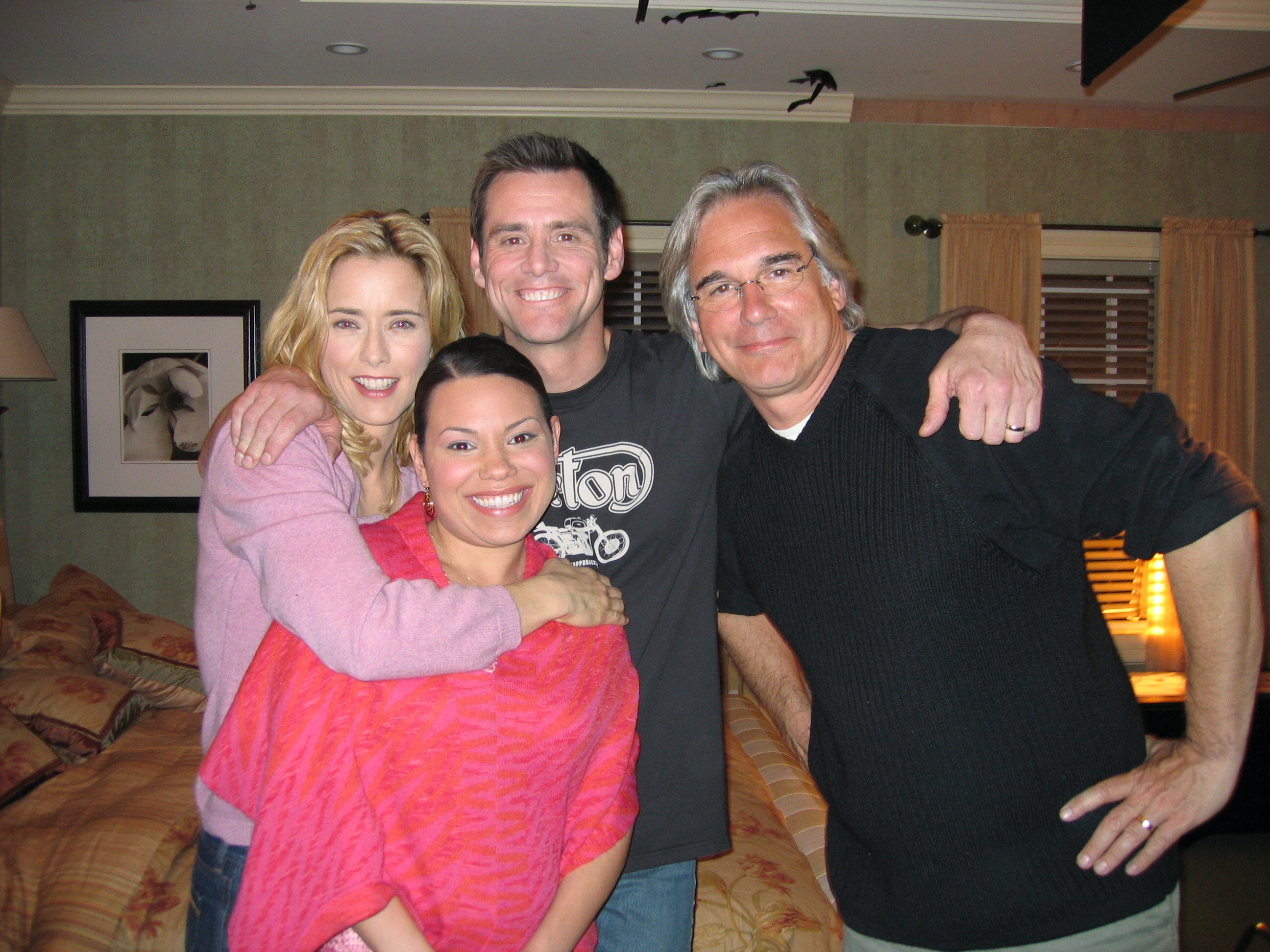 On set of Fun With Dick and Jane, 2004