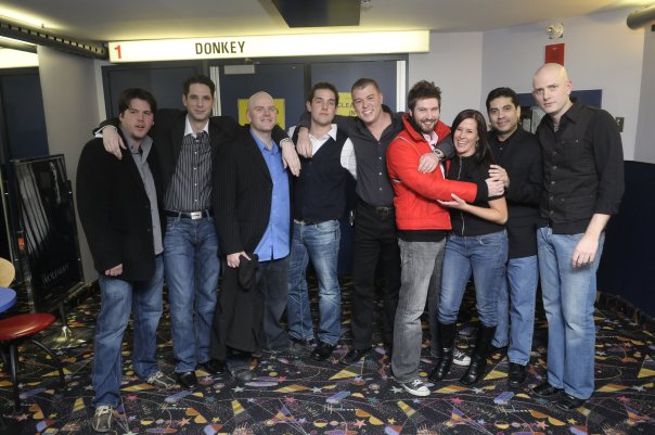Sean Parker, Richard Towns, Sean Tucker, Matthew Stefiuk, Kenny B, Gregory Wilson, Sally Cleford,Xavier Sotelo, Adrian Langley at the premiere of the feature film 