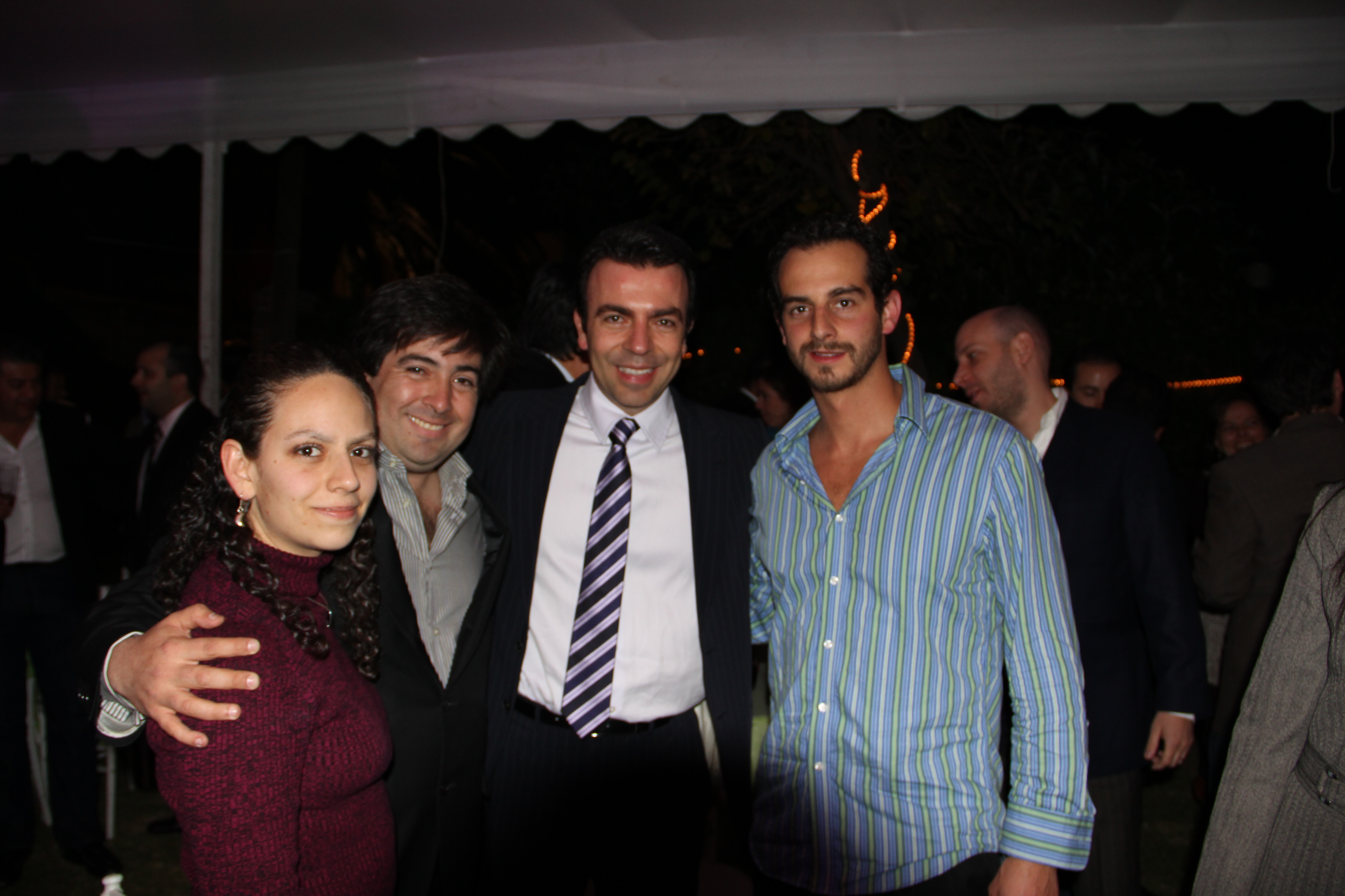 Alejandro Ramírez President of Cinepolis, Pedro Araneda, Maricarmen Nava and Raul Bribiesca.