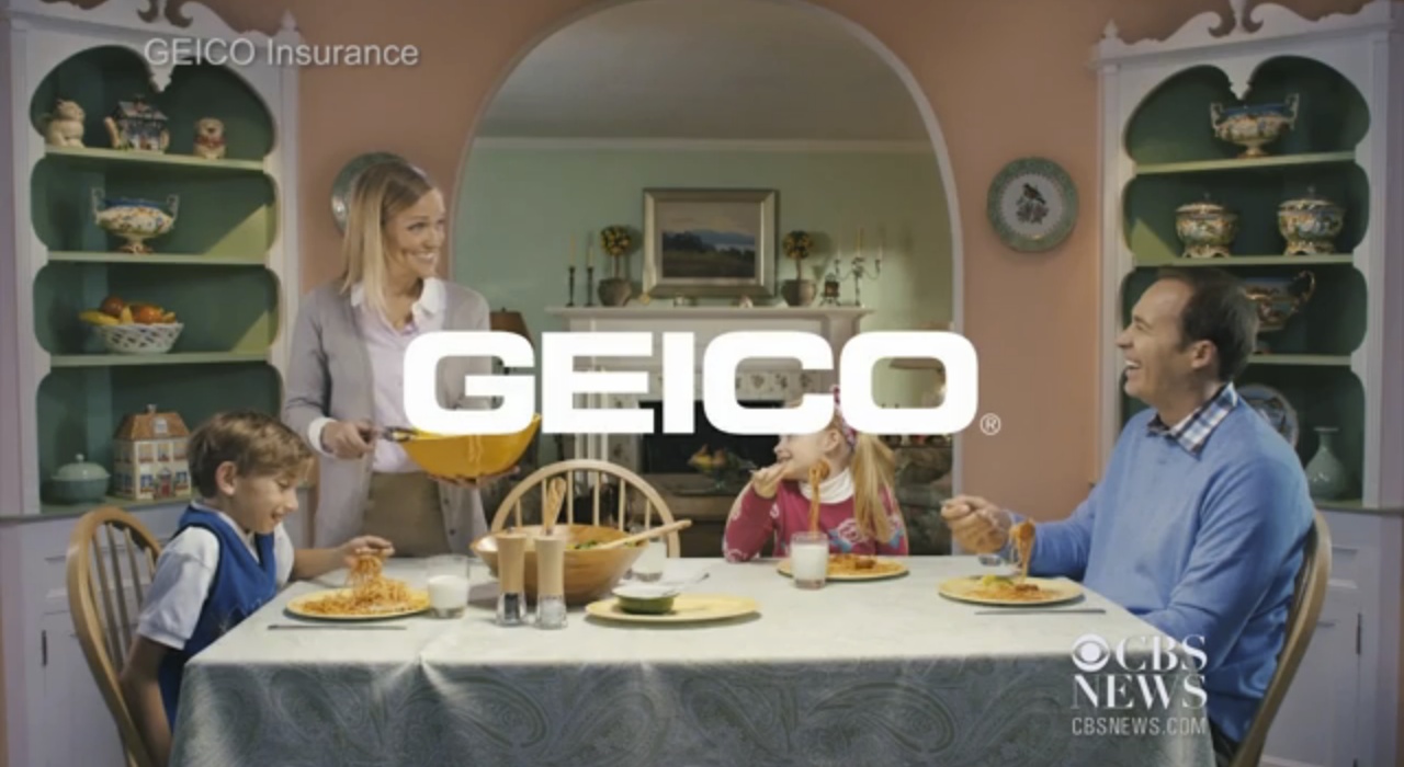 CBS News with Geico Unskippable Family