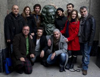 Andalusian actors, directors and producers at the Academia de Cine, Madrid