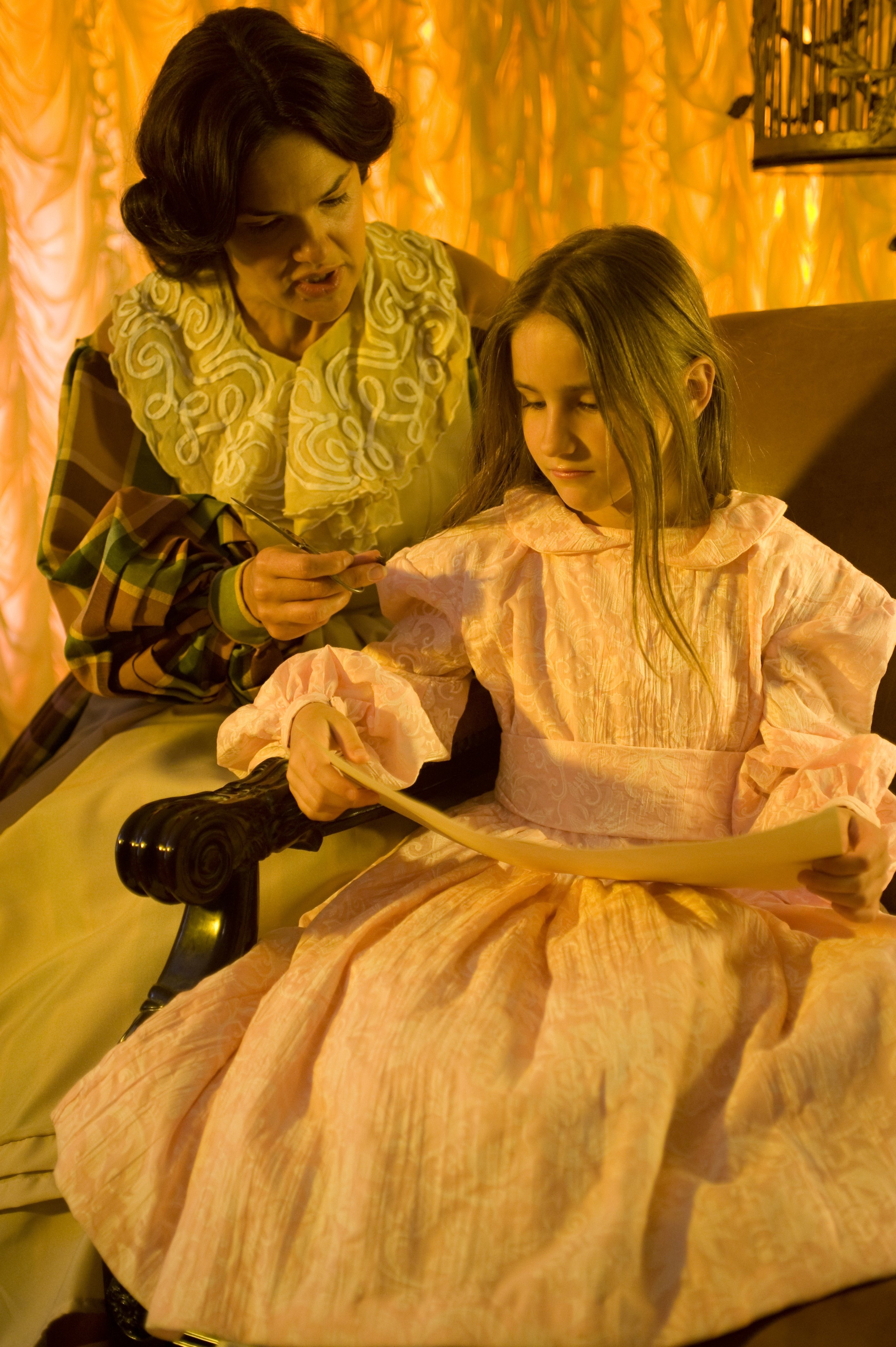 Elizabeth Lackey and Lana Esslinger in Grace Bedell (2010)