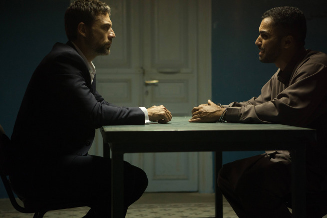 Still of Adam Rayner and Sammy Sheik in Tyrant (2014)