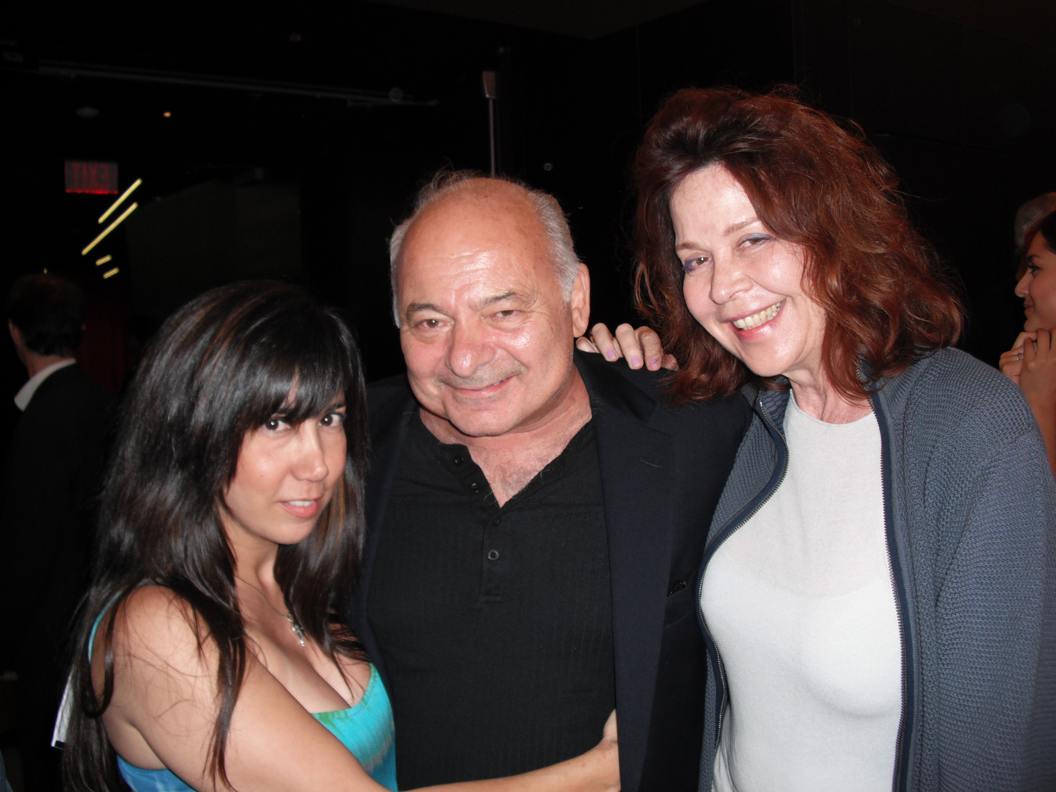 Joy Ferro Moore, Burt Young, Samantha Harper Macy at Lookin To Get Out Premiere screening 6/29/9