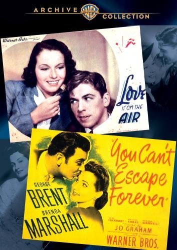 Ronald Reagan, George Brent, Brenda Marshall and June Travis in You Can't Escape Forever (1942)