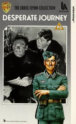 Errol Flynn and Ronald Reagan in Desperate Journey (1942)