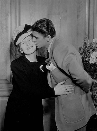 Ronald Reagan with mother Nelle C. 1945