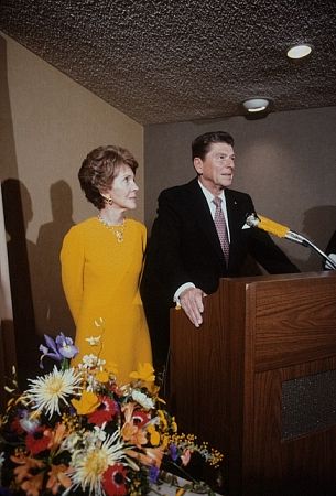 Ronald Reagan with Nancy Reagan