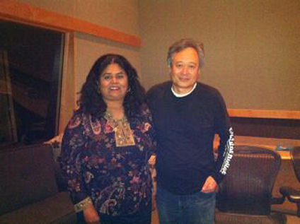 With Director Ang Lee - Life of Pi @ 20th century fox studios