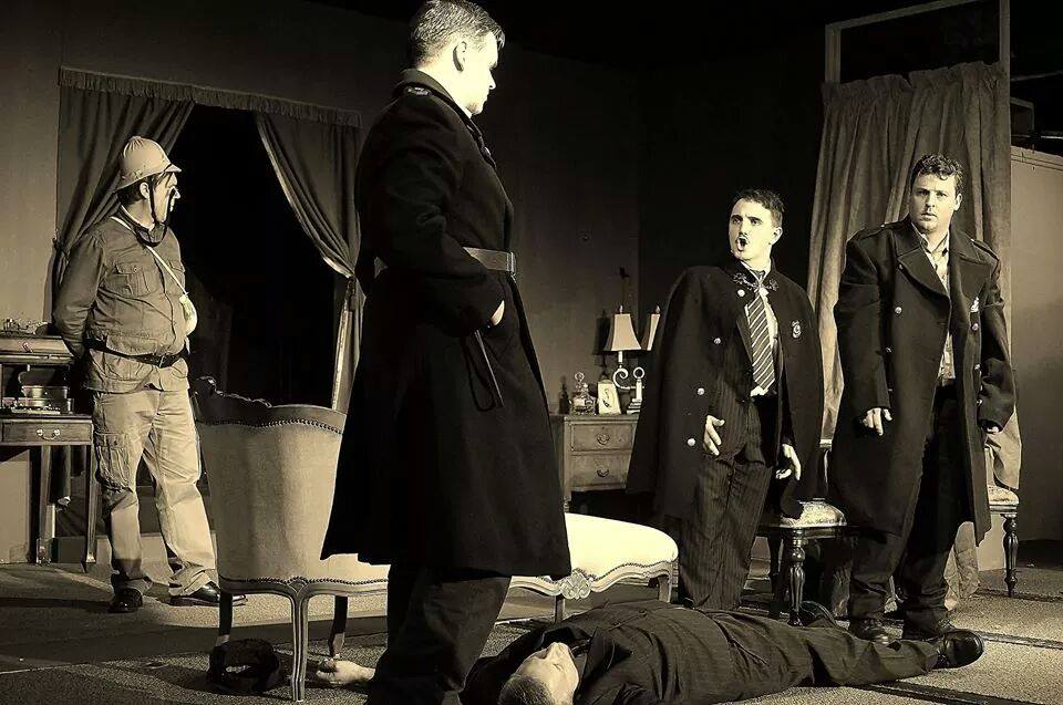 ARSENIC & OLD LACE by Joseph Kesselring (7th May 2014). Declan Reynolds (right) as Officer Joe O'Hara NYPD.