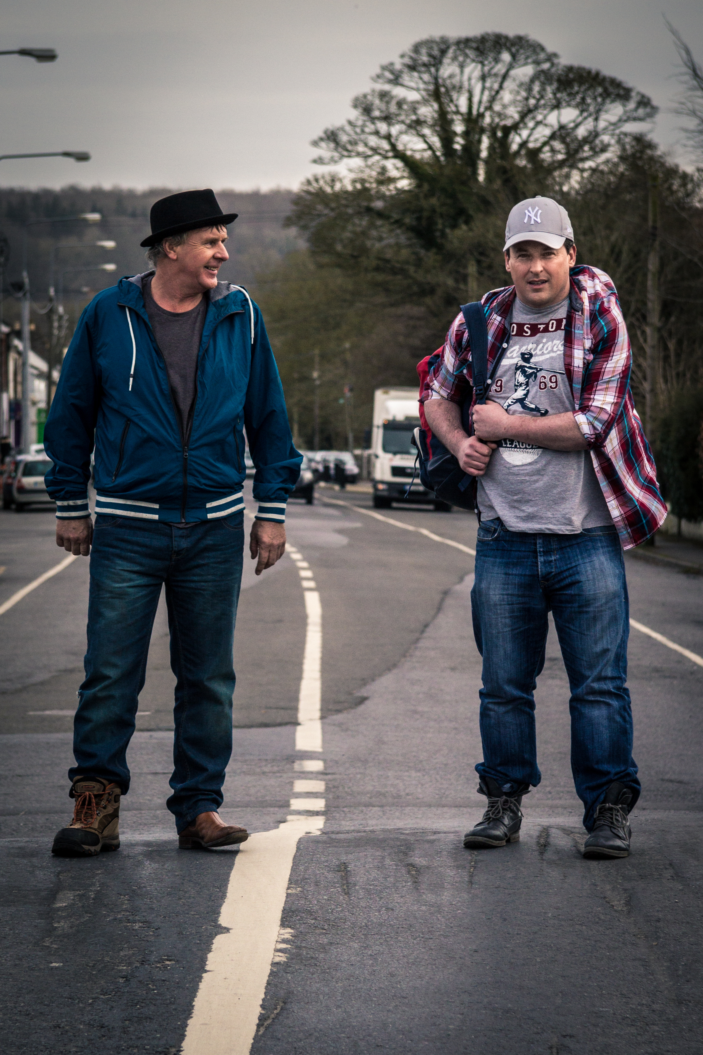Limp (Brian Walsh) and Bailey Farrell (Declan Reynolds) in 'The Gaelic Curse' (2015)