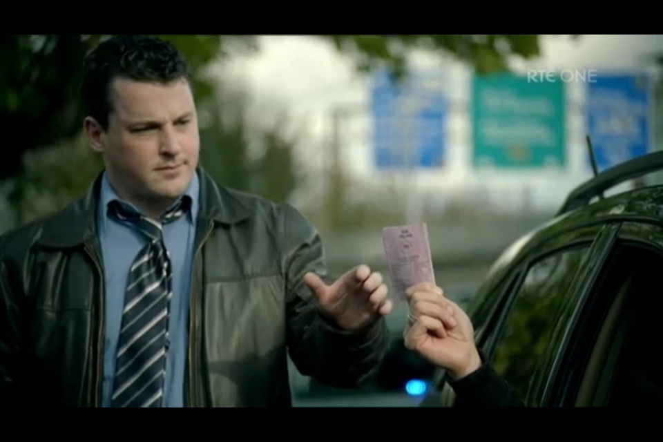 As a Detective in LOVE/HATE (Series 3 Ep4)